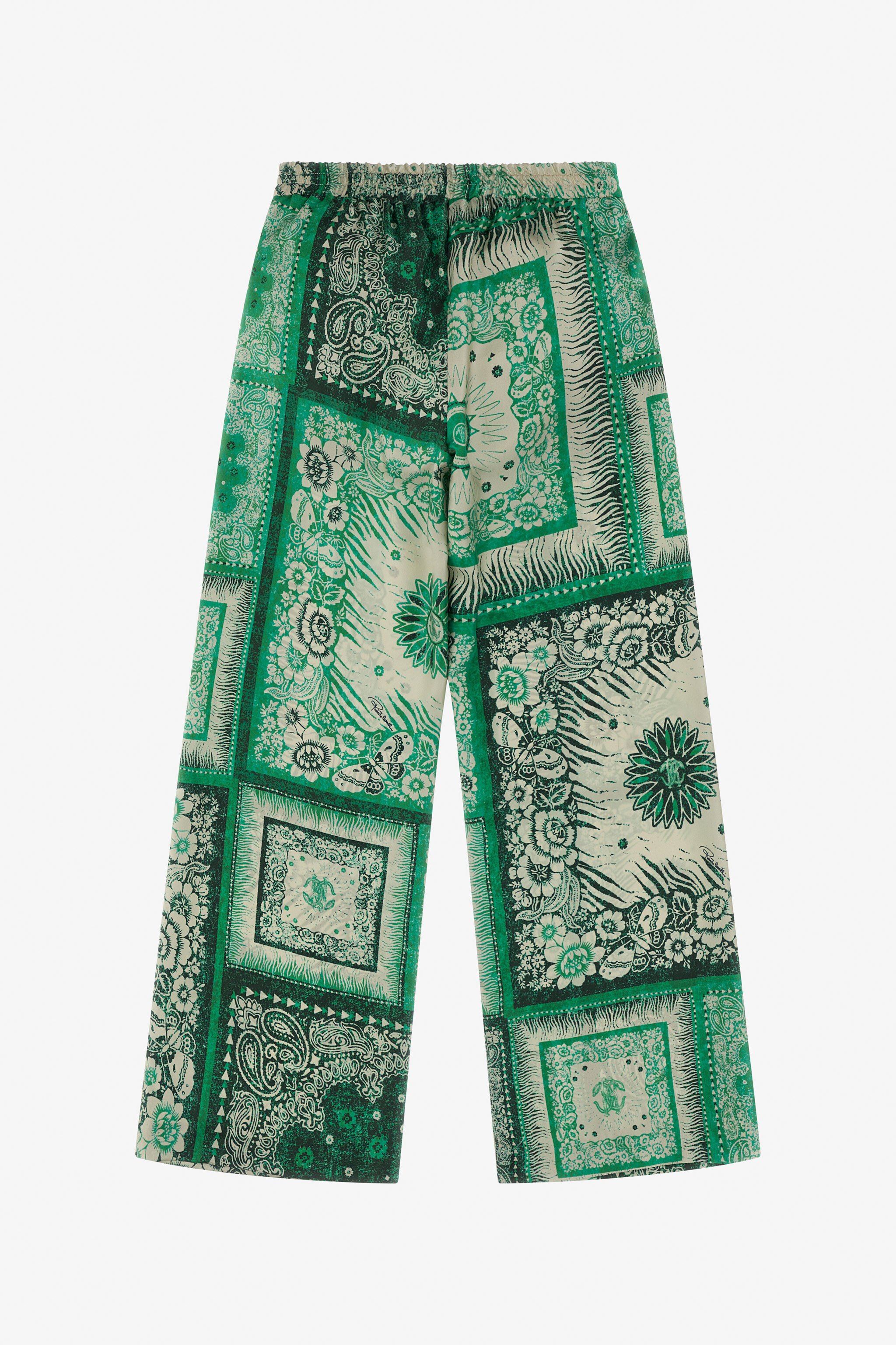 JU Bandana Print Pants Vert TJT22P-4QN16