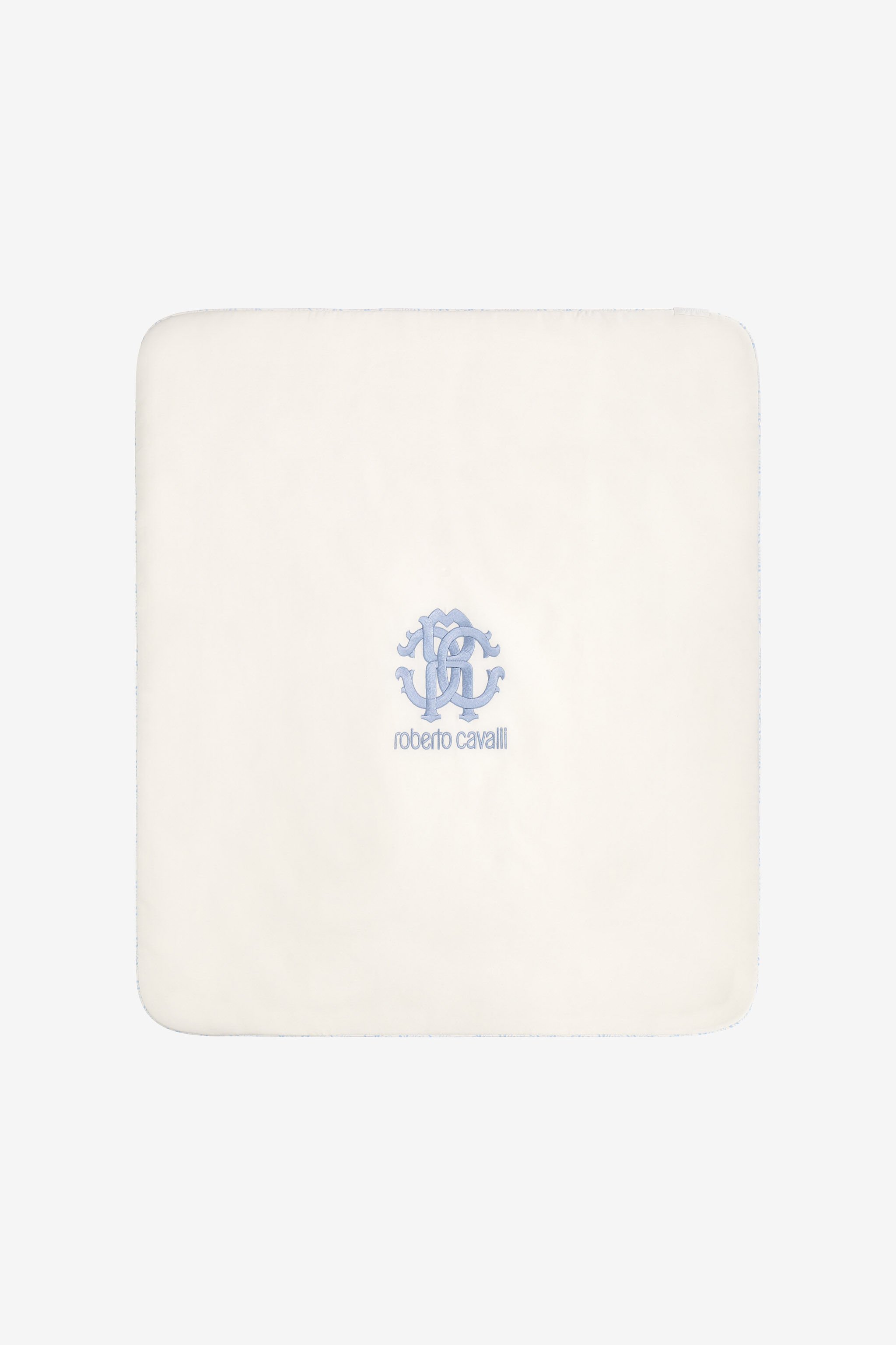 JU Logo print baby blanket Light blue SJT832-JD001