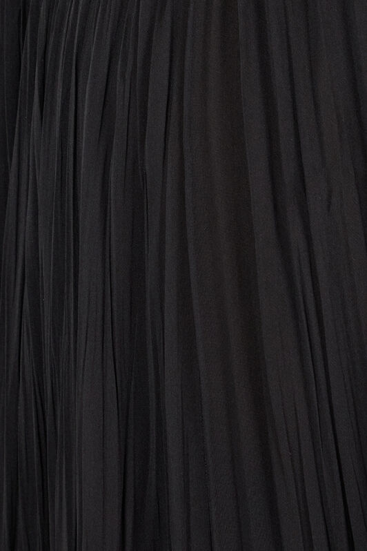 RC Draped backless silk dress Black QKT195-CC001