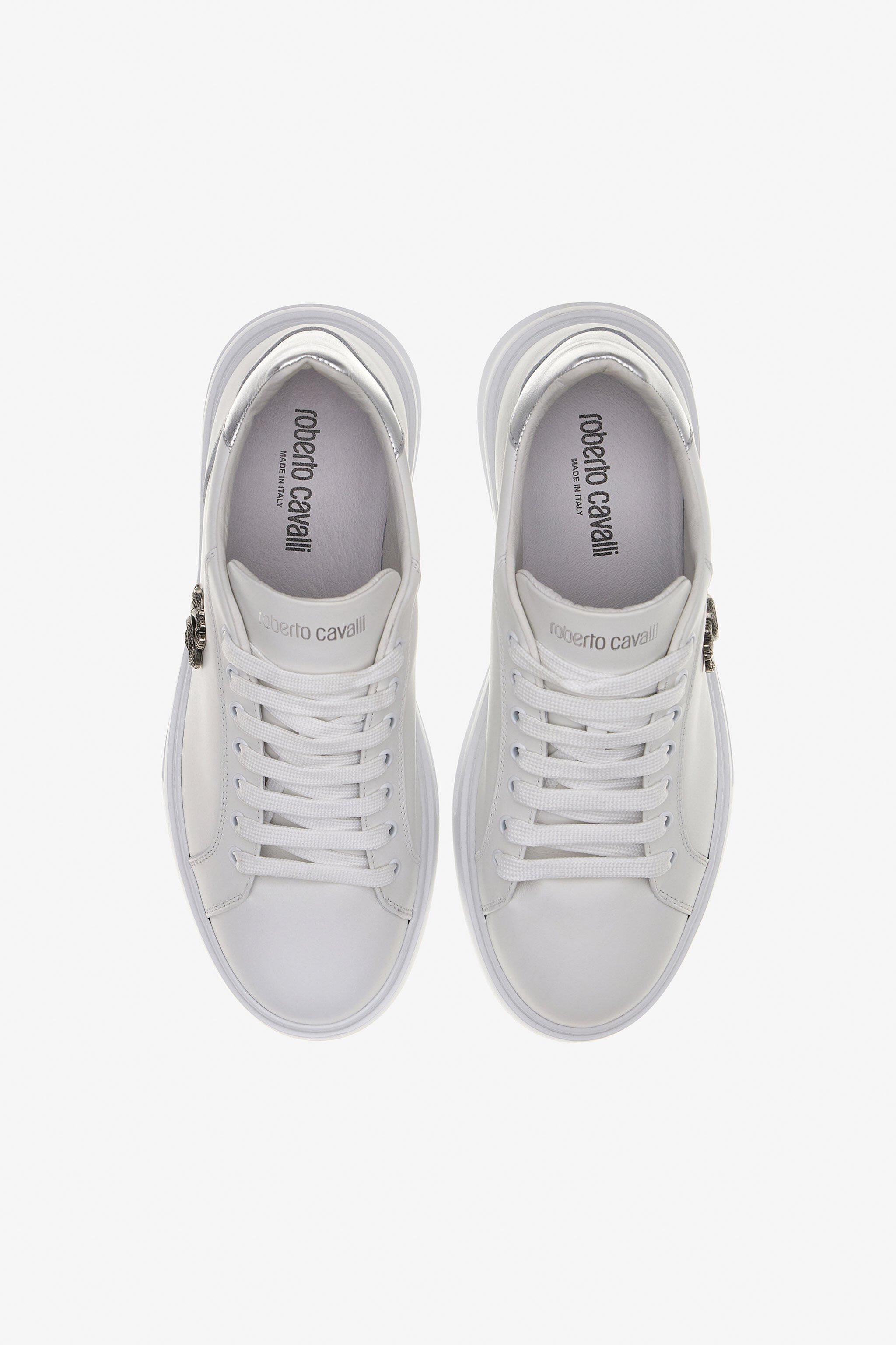 RC Sneakers with Monogram RC Weiß/Grau SRS099-PZB23