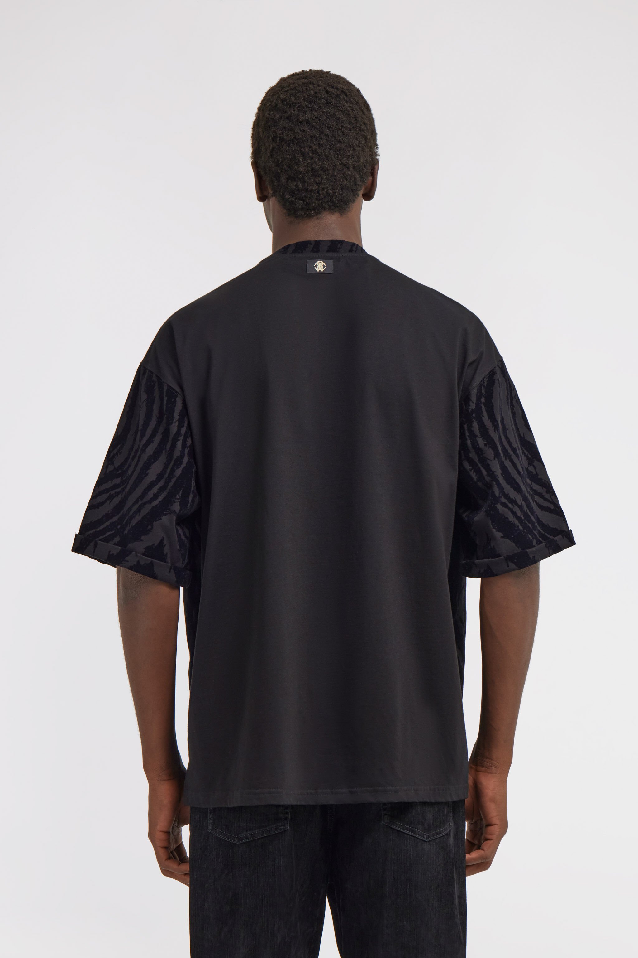 RC T-Shirt mit Freedom-Print Schwarz TRT62P-JD060