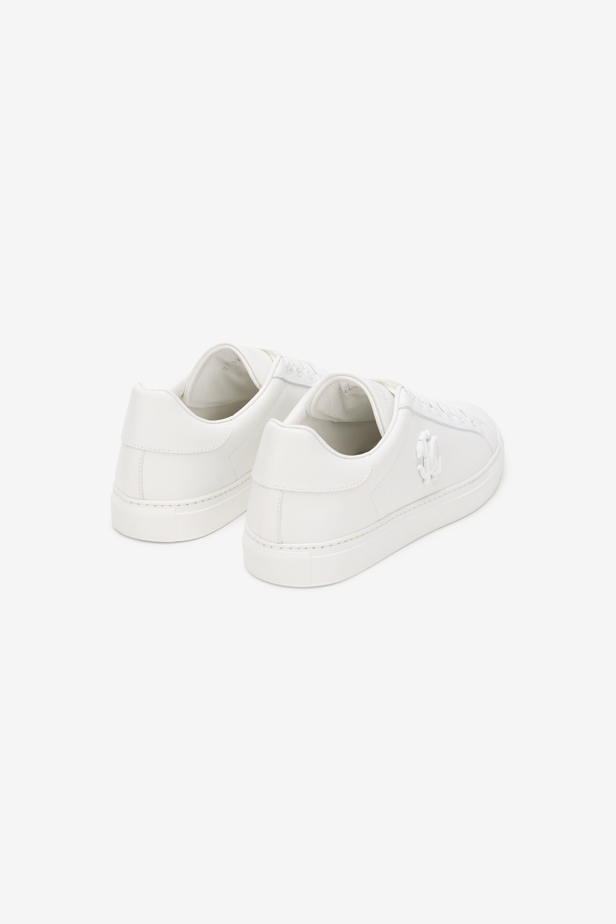 RC White Sneaker Monogram RC BLACK SOS00Q-PZ037