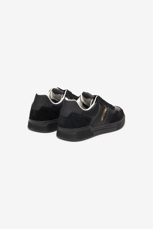 JC Lace-Up Sneakers With Monogram And Logo Black UFS016-UF291