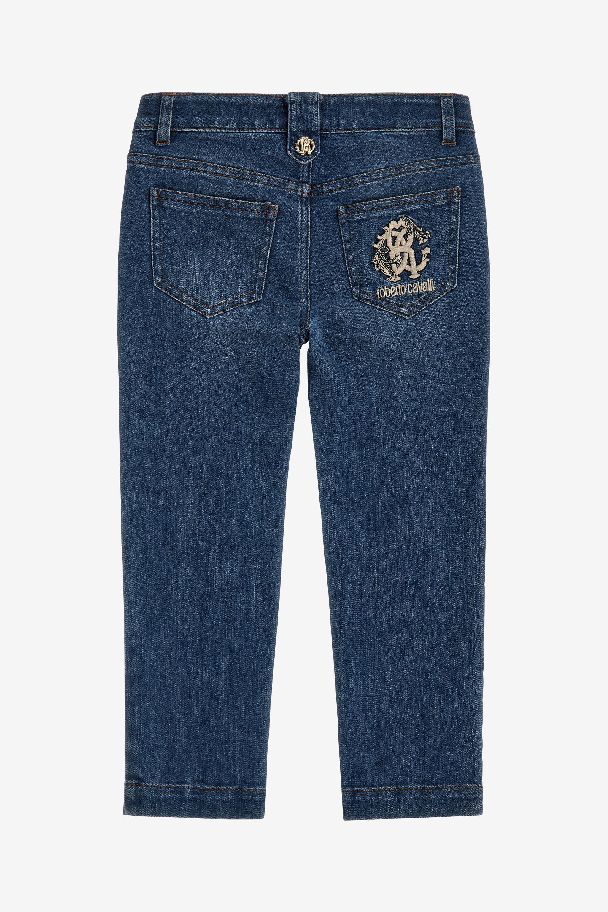 JU Logo Denim pants Bleu foncé SJJ205-DS015