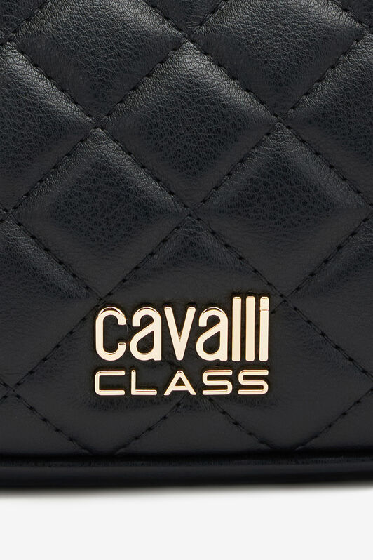 CL Borsa a spalla con impunture Cavalli Class Nero SXB01I-AB076