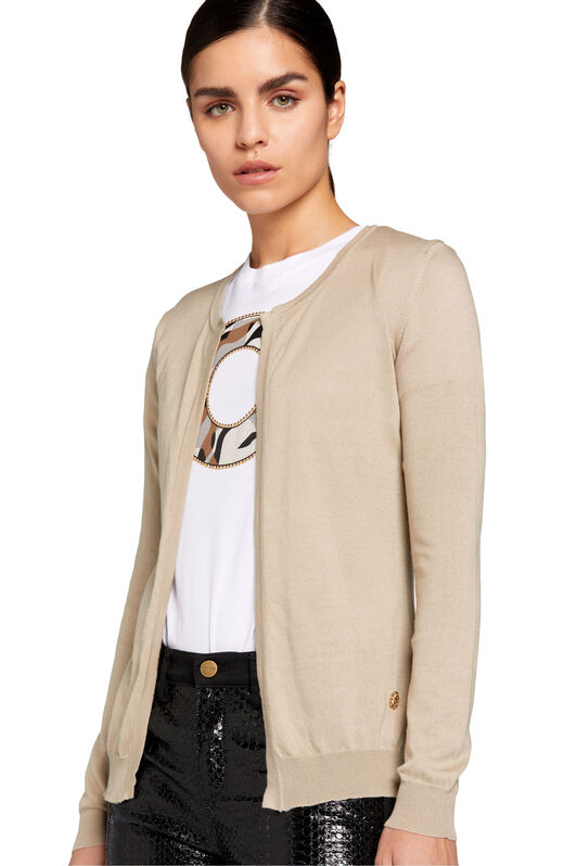 RC Cashmere And Cotton-Blend Open Cardigan Hellbraun ESM654-MG007