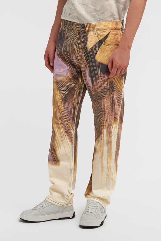 RC Savage print jeans Brown SMJ206-DE030