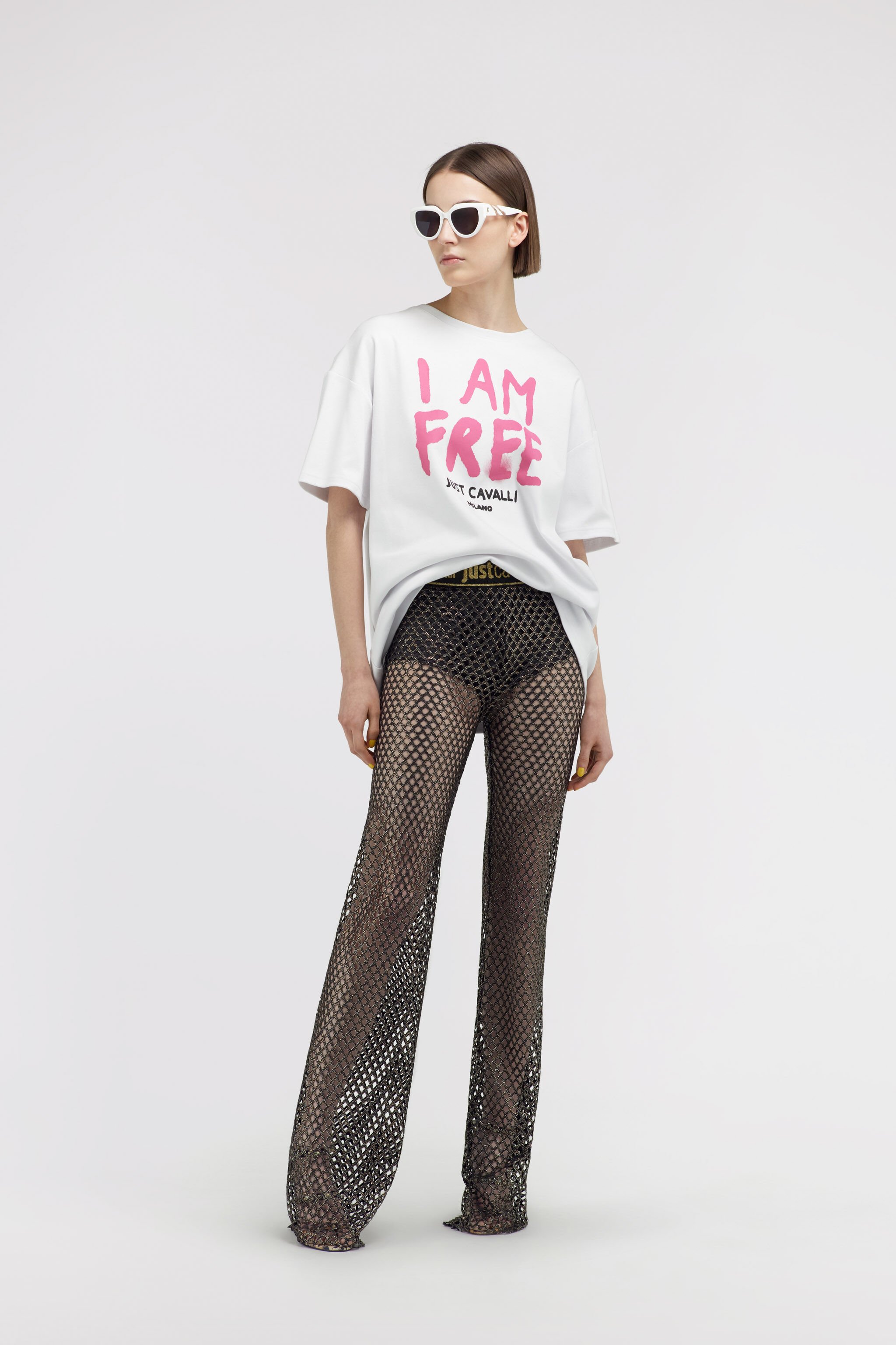 JC Just Cavalli T-shirt Weiß SFT047-SF892