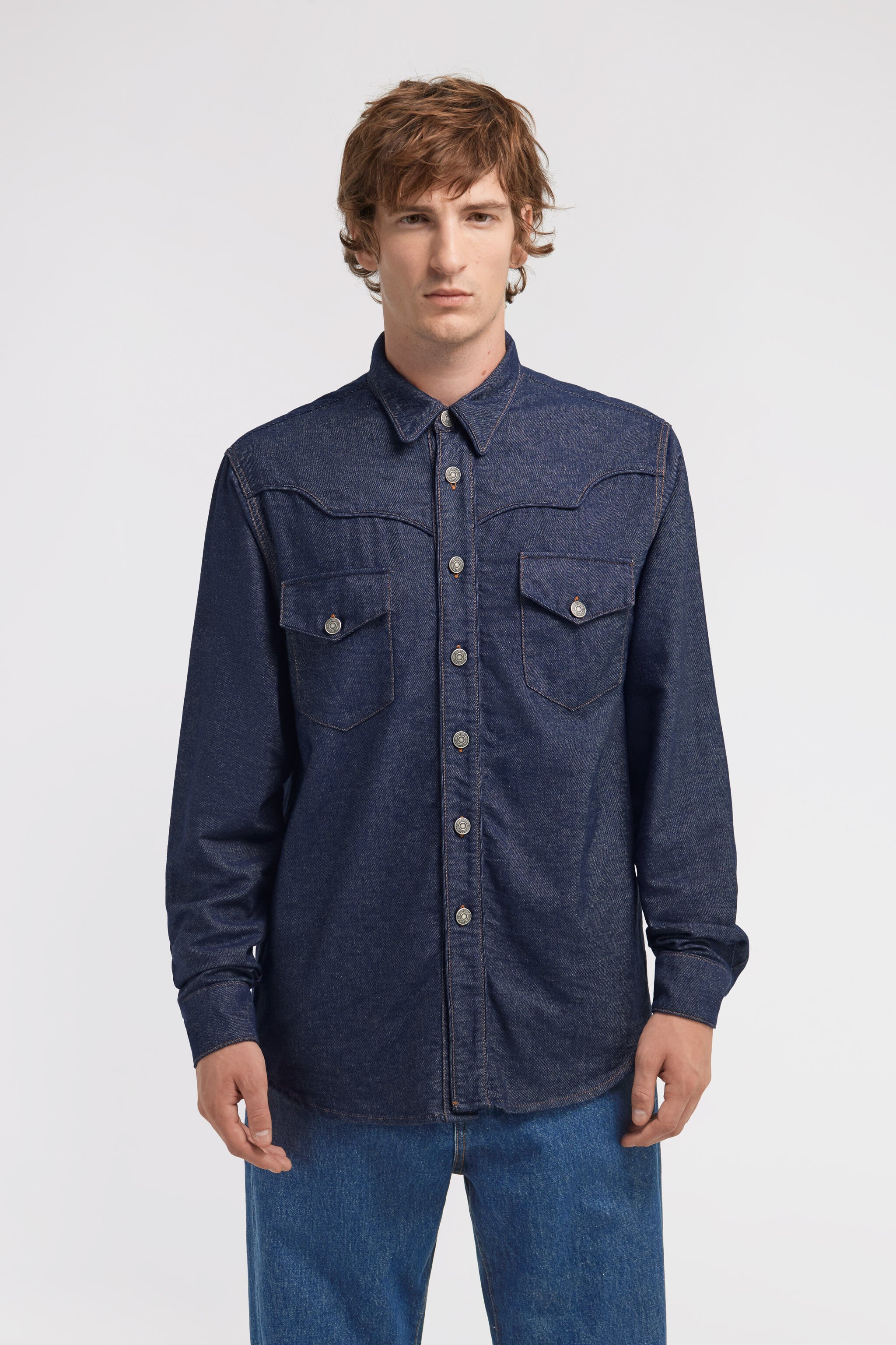 RC Camicia di Jeans Blu scuro TRJ728-DL004