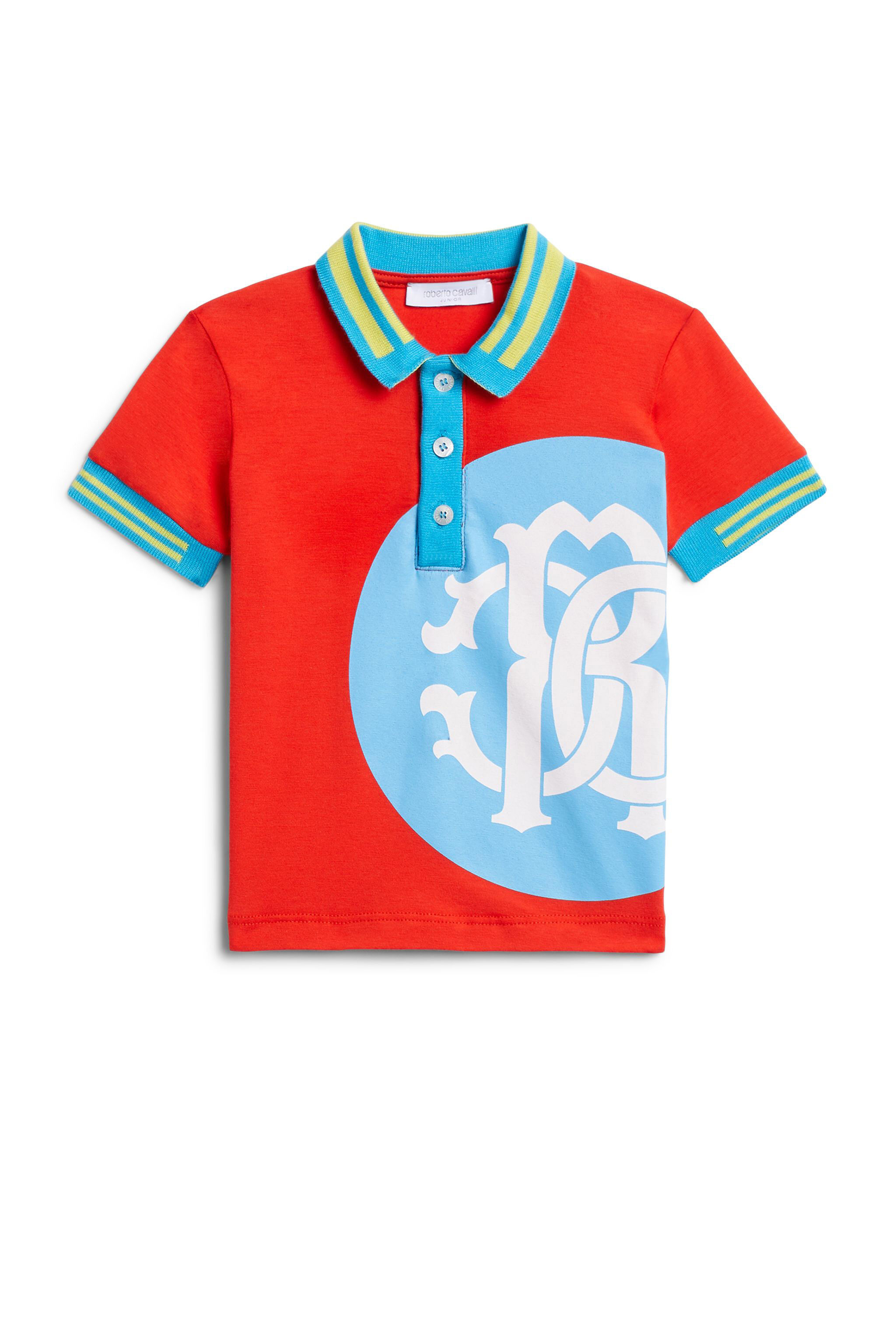 JU Pop logo polo shirt RED IJT692-JV025