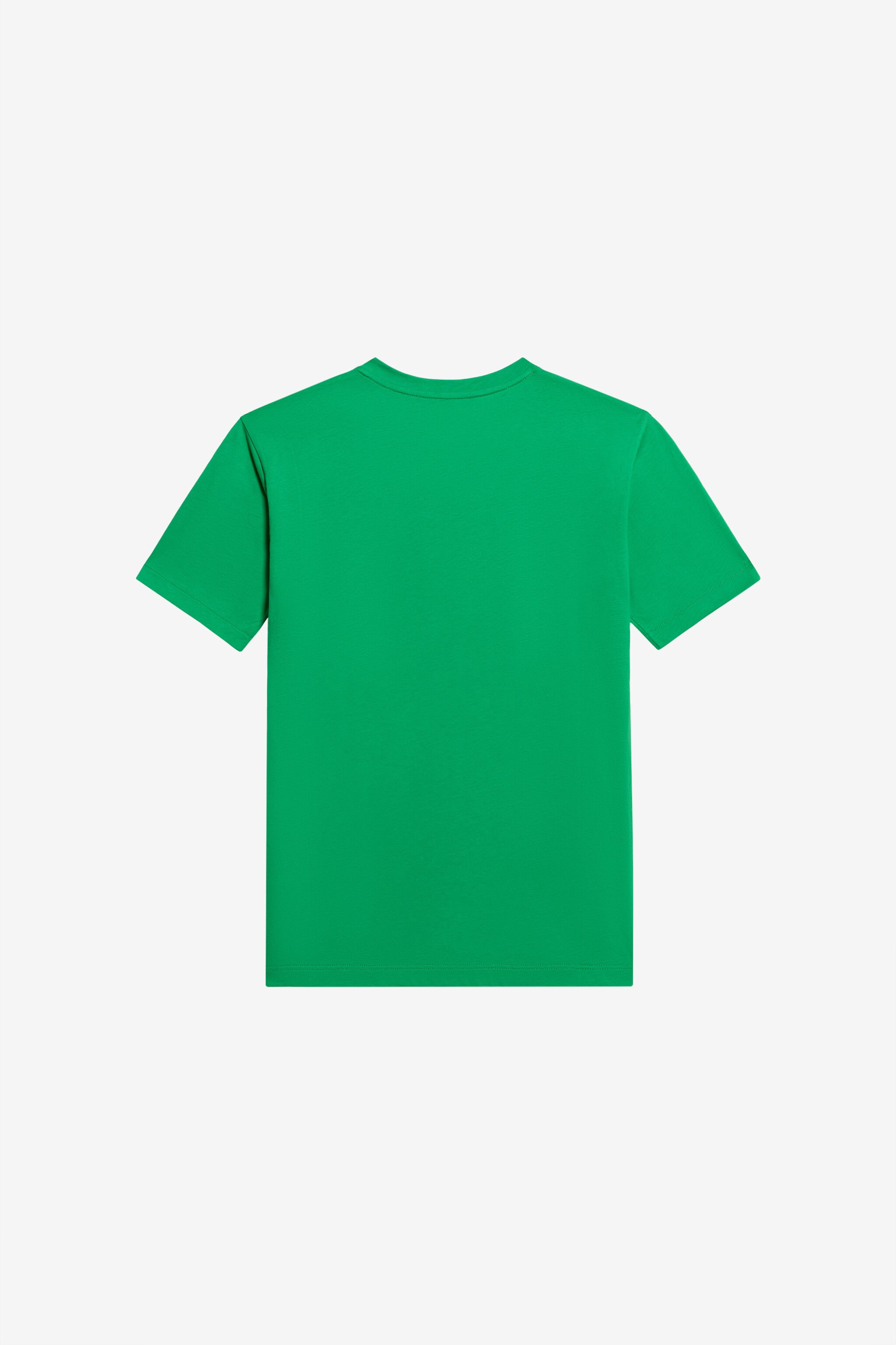 JU White Cotton T-Shirt GREEN TJT61J-JD001