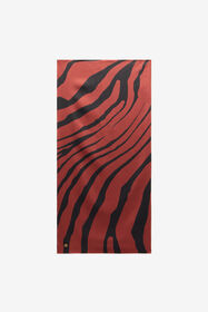 ${brand} Zebra Print Silk Scarf ${colorDescription} ${masterID}