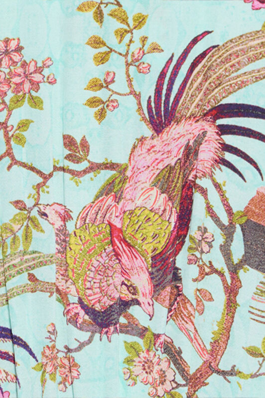 JU Abito Chemisier Multicolor Con Stampa Fiori E Fagiani MULTICOLOR VJT10E-6DQ07