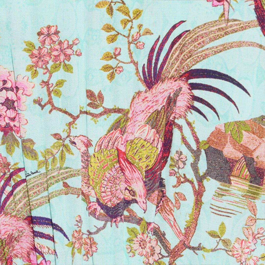 JU Abito Chemisier Multicolor Con Stampa Fiori E Fagiani MULTICOLOR VJT10E-6DQ07