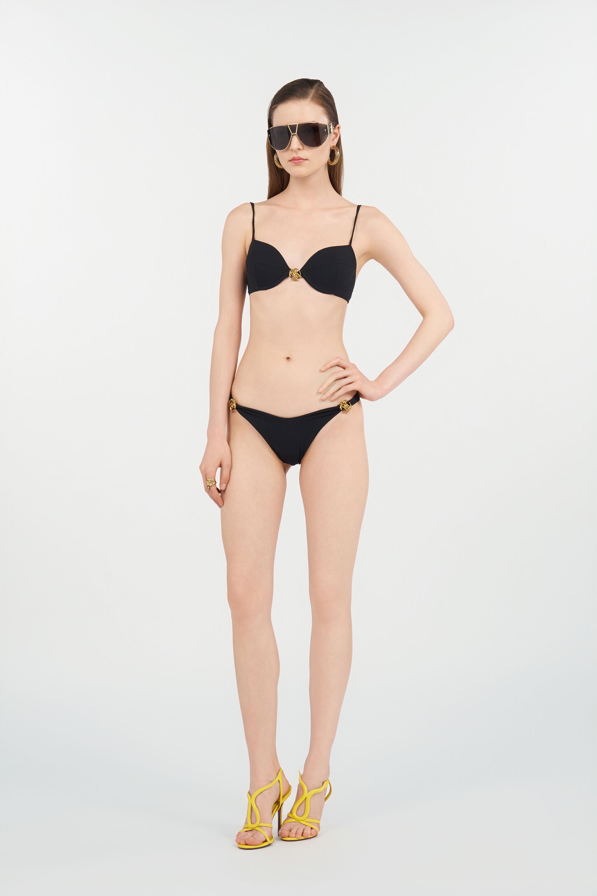 RC Bikini with Logo Detail BLACK WKW002-LL030