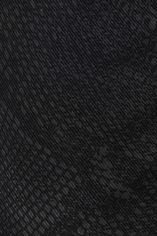 RC Pantalon À Imprimé Python Noir URJ210-4NN53