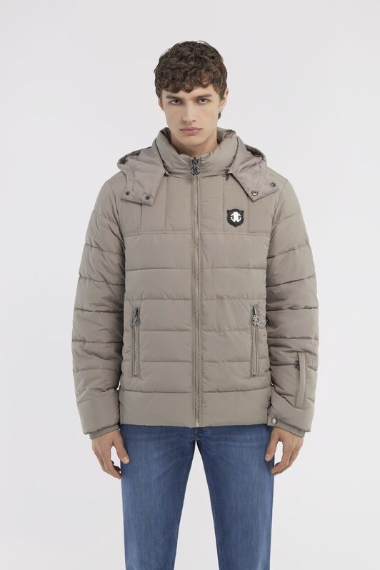 RC Padded down jacket with logo Gray NOT40G-SB001