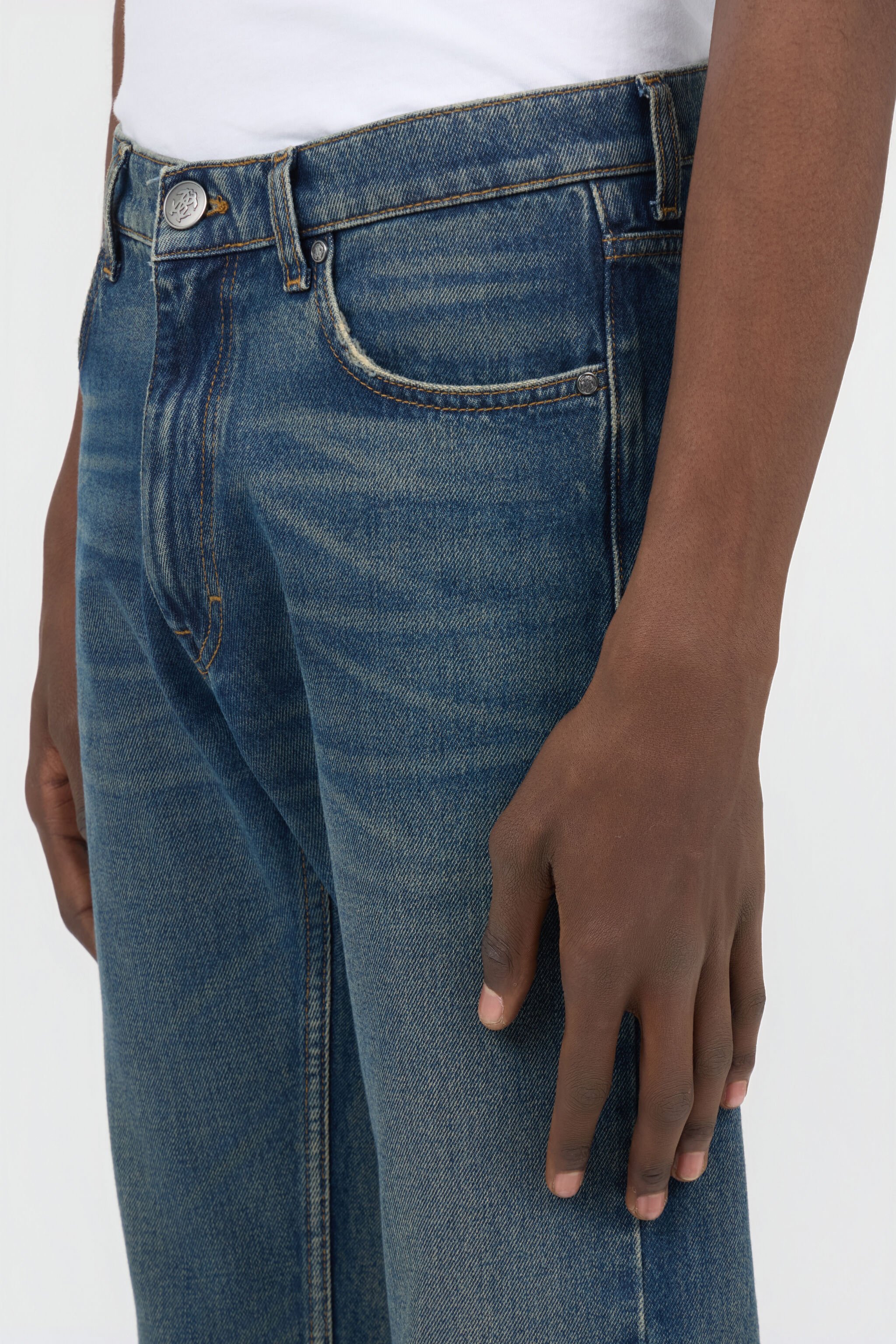 RC Blue Jeans with Monogram RC DARK BLUE SOJ20F-DLO10