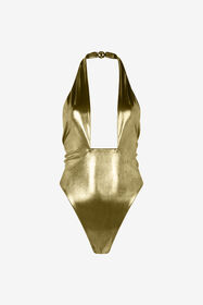 RC Bañador Dorado con Escote Geométrico GOLD WWW002-JE032