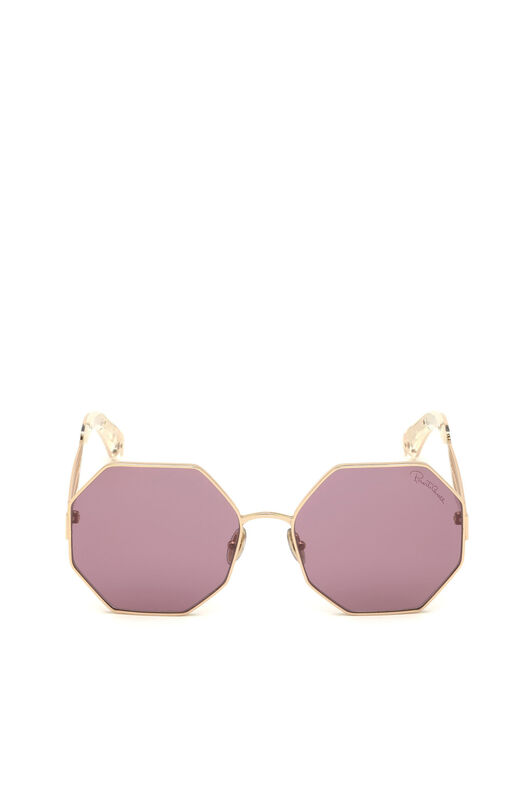 RC Geometric "Snake" sunglasses SHINY ROSE GOLD / BO IWLMAO-IMAPJ