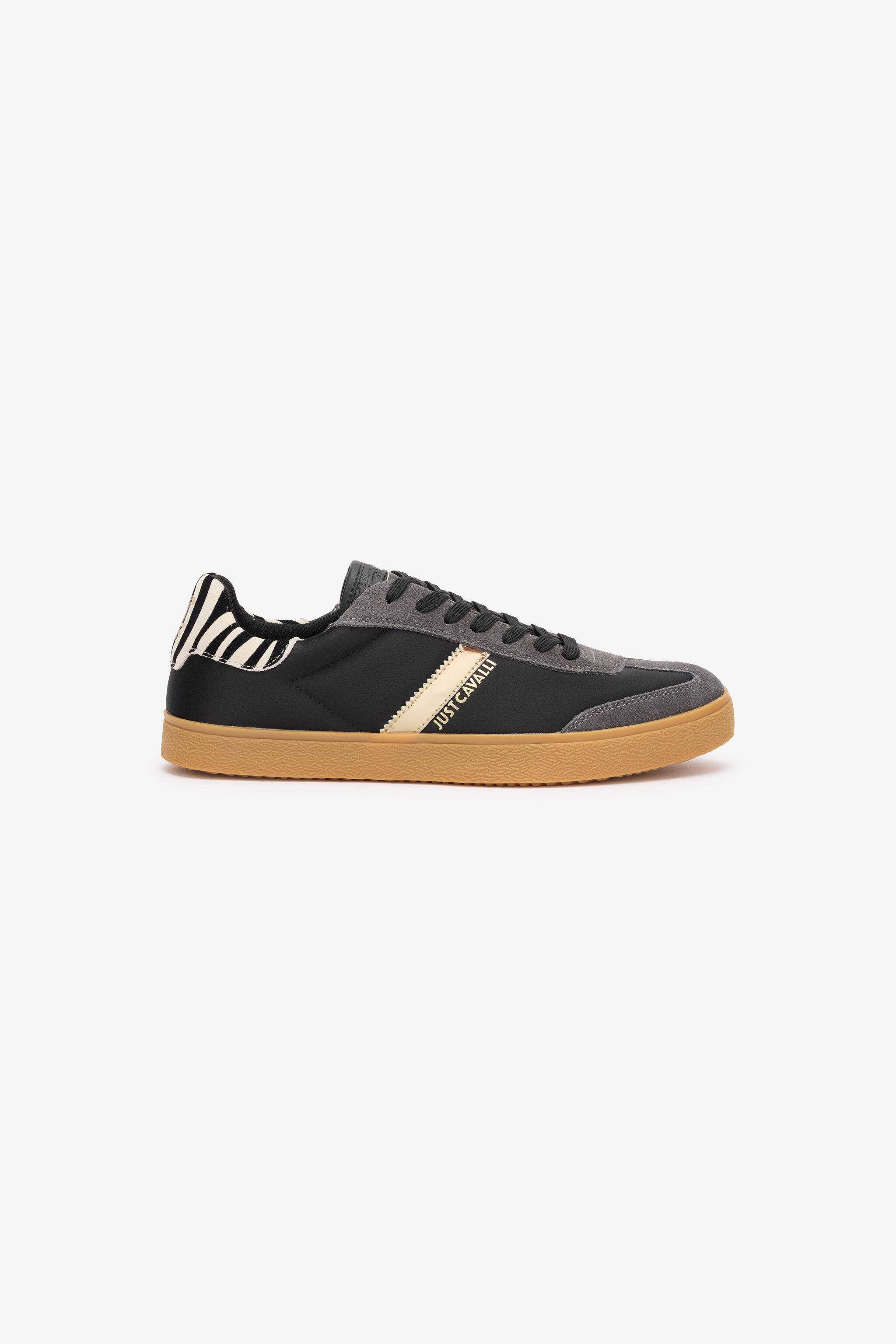 JC Sneakers Avec Contrefort Zèbre Black SFS063-SF309
