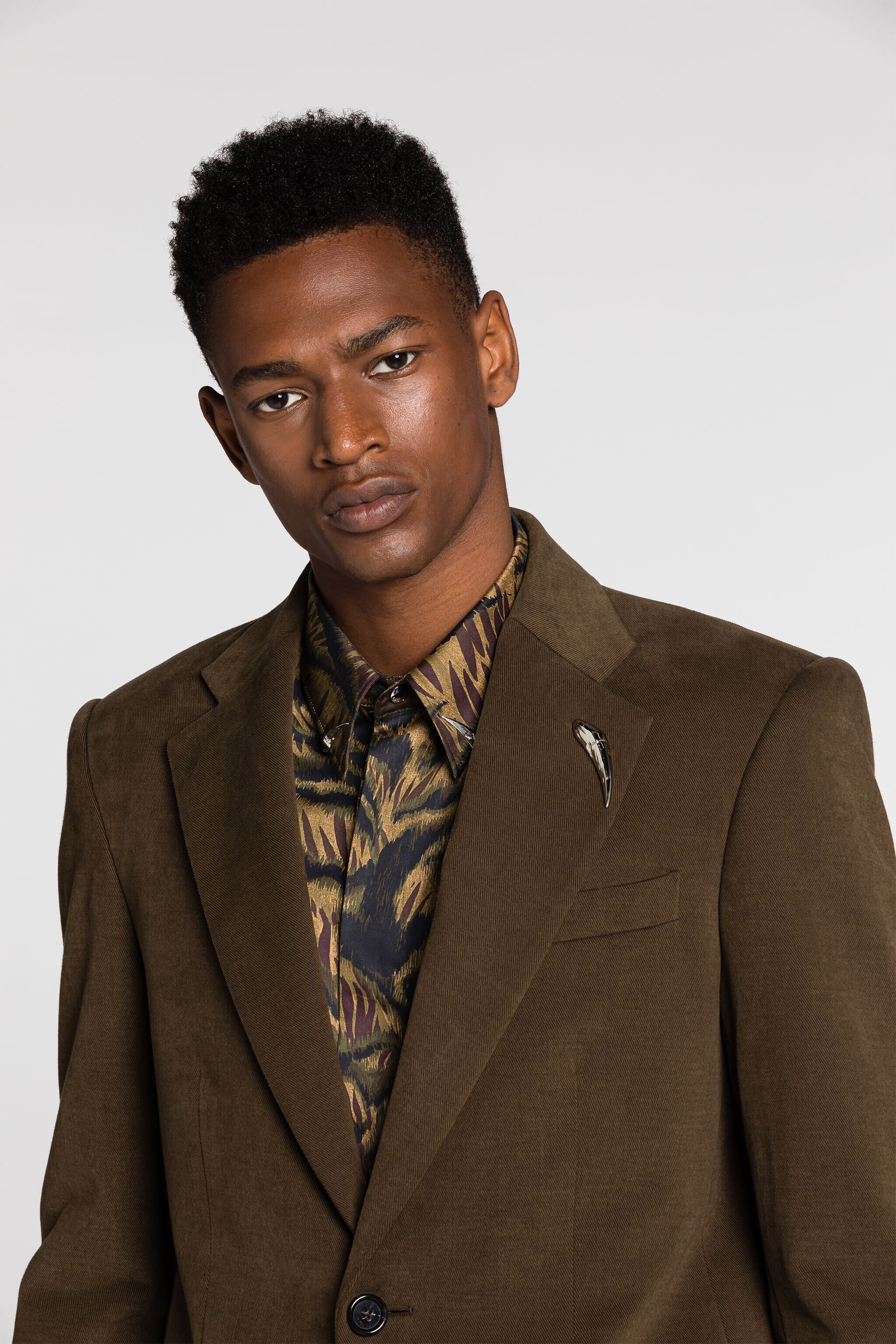 RC Tiger Tooth Blazer Dark brown RRT435-FN070
