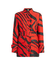 ${brand} Macro Zebra print Iguana jacquard jacket ${colorDescription} ${masterID}