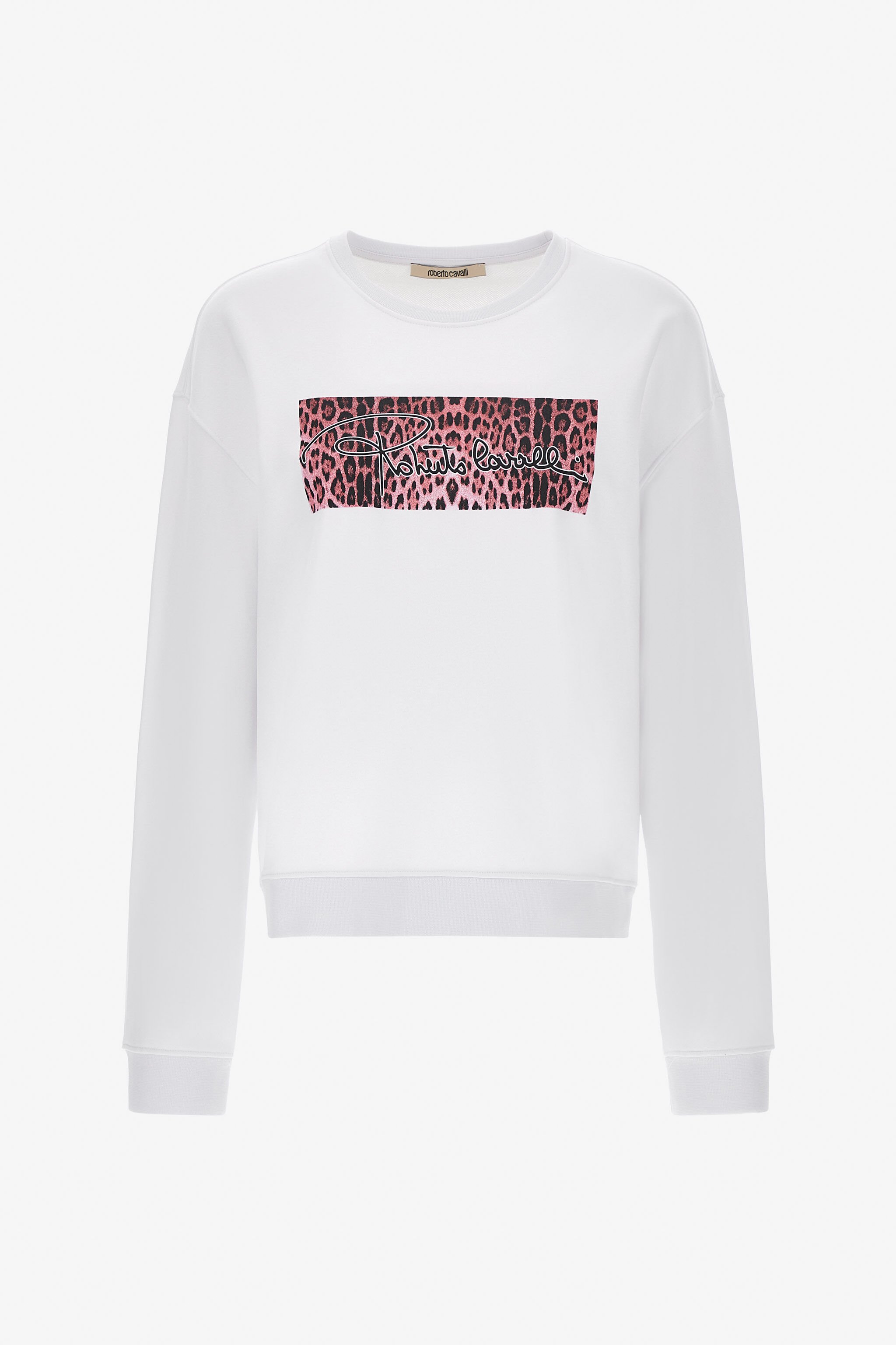RC Sweatshirt with signature Weiß NOT67D-CF052