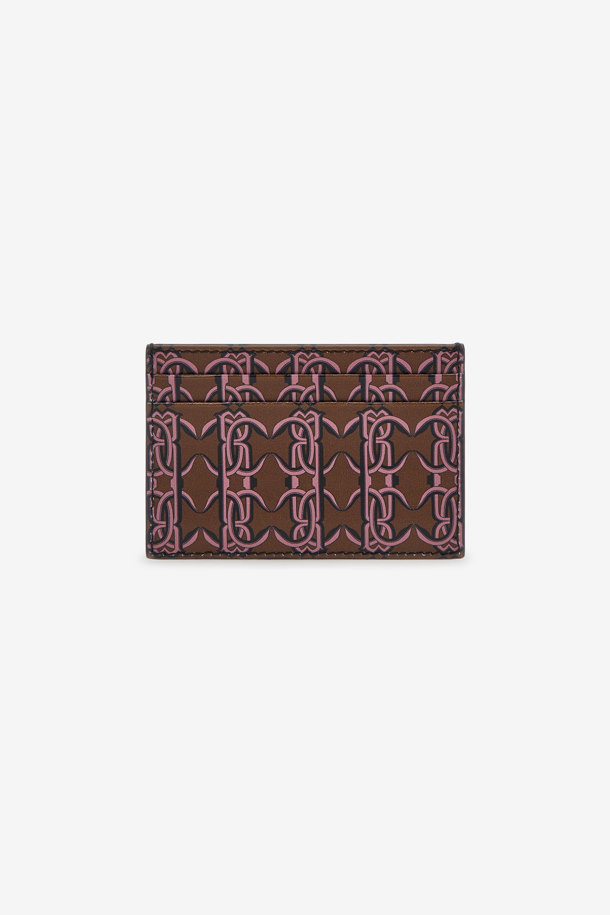 RC Cardholder with Monogram RC Brown SRA003-FT169