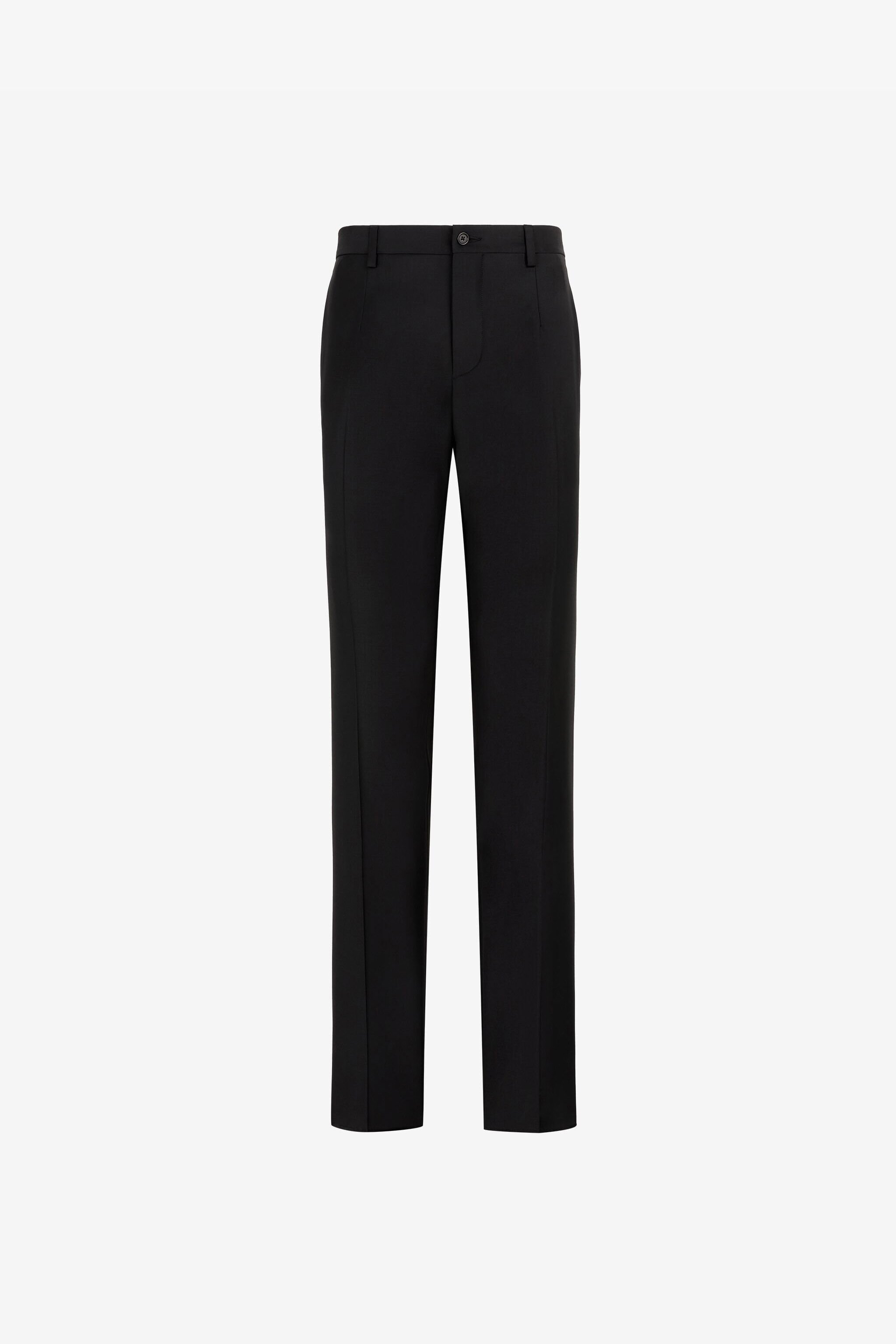 RC Skinny tailored wool trousers Black QRT218-GA066