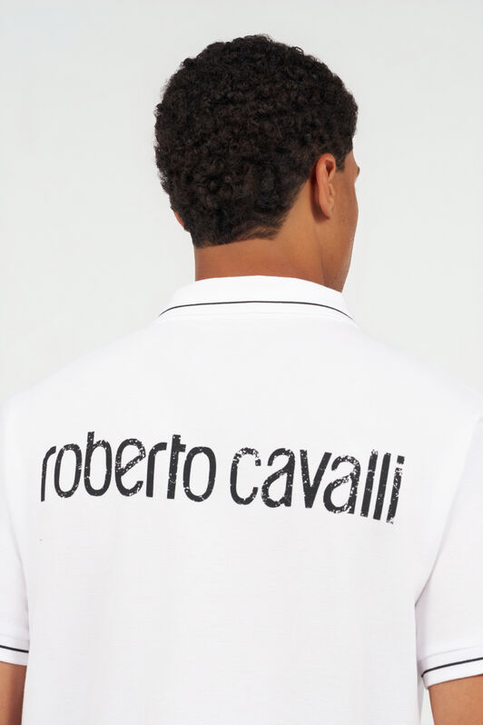 RC White Polo Shirt With RC Logo WHITE QOT64B-KB001
