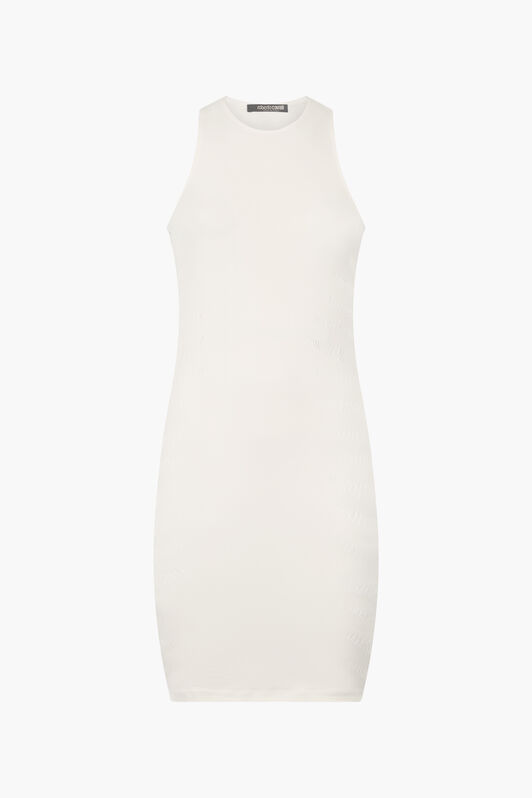 RC Robe Avec Motif Zèbre Ajouré Ivoire UKT166-MA001