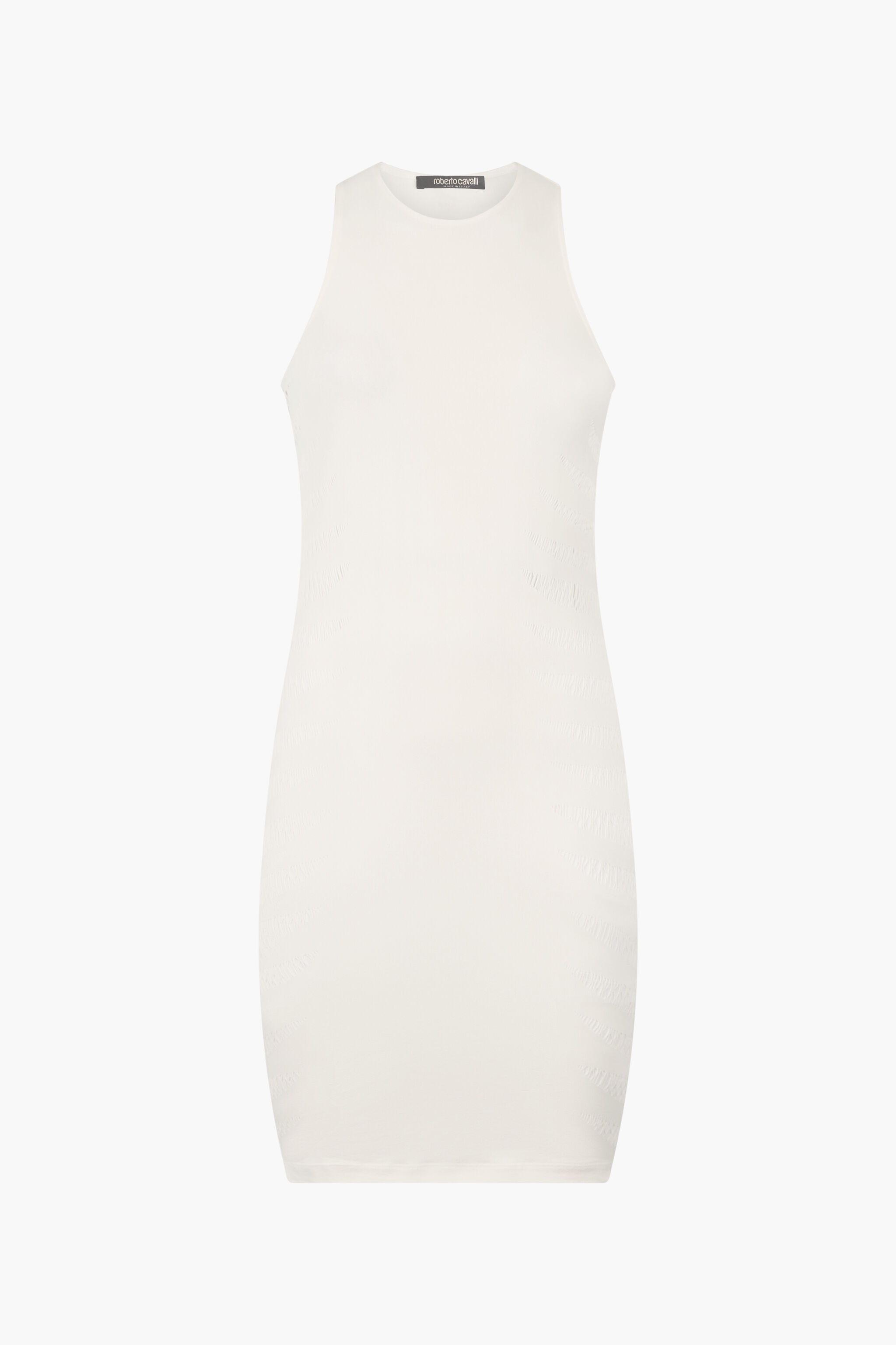 RC Robe Avec Motif Zèbre Ajouré Ivoire UKT166-MA001