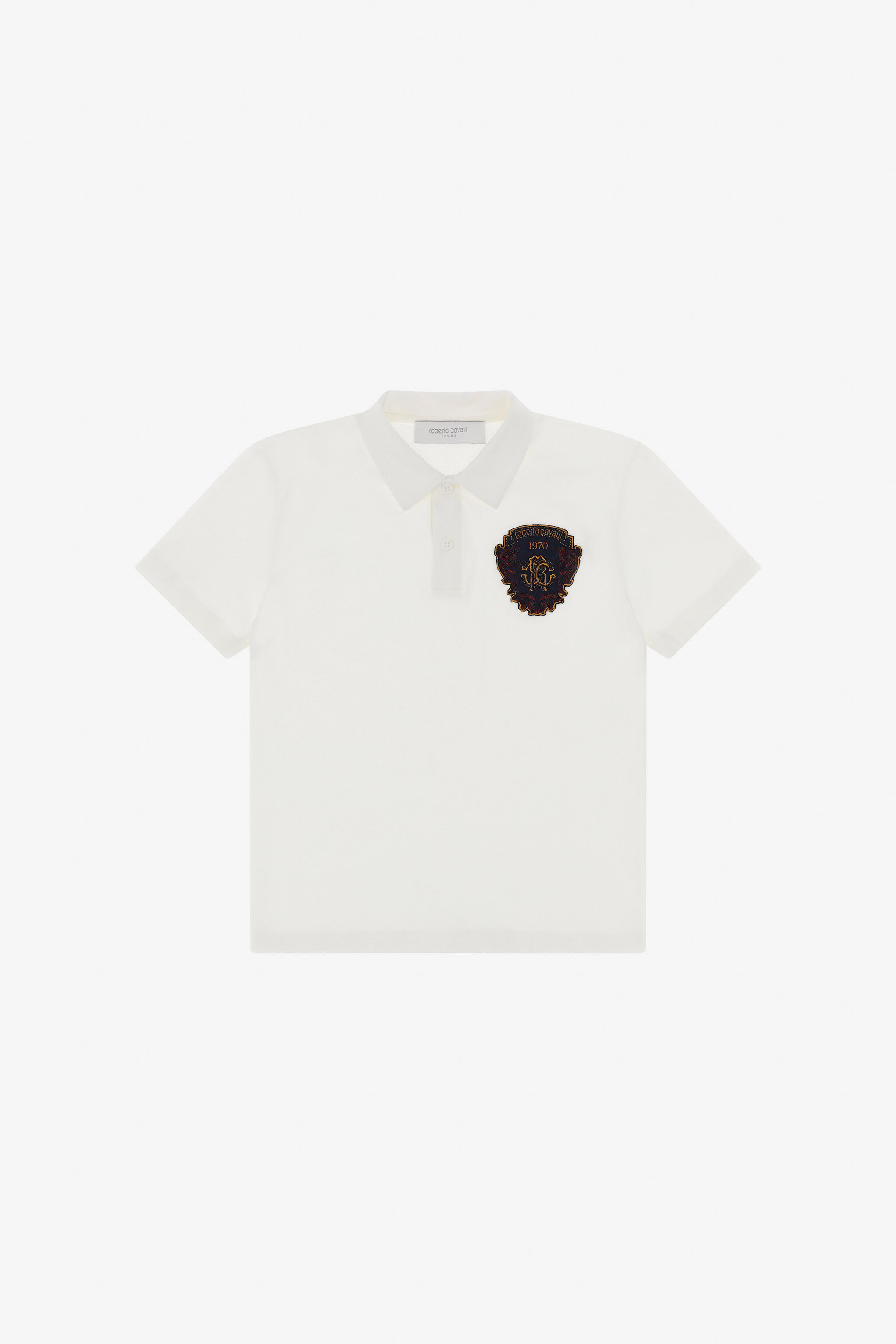 JU Polo con Logo RC Bianco TJT60Z-JD001