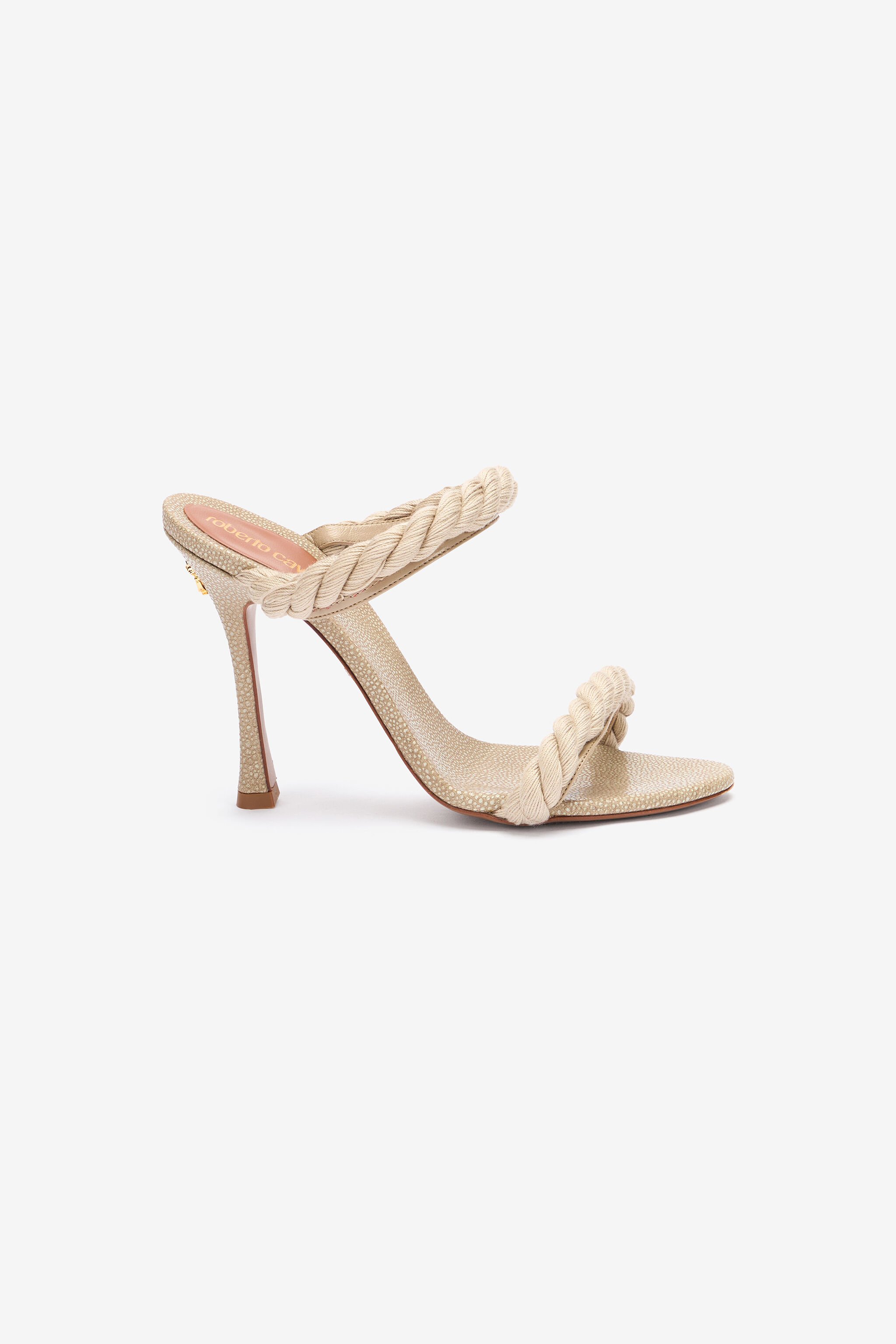 RC Sandalias Trenzadas Marfil UWS005-PZI11