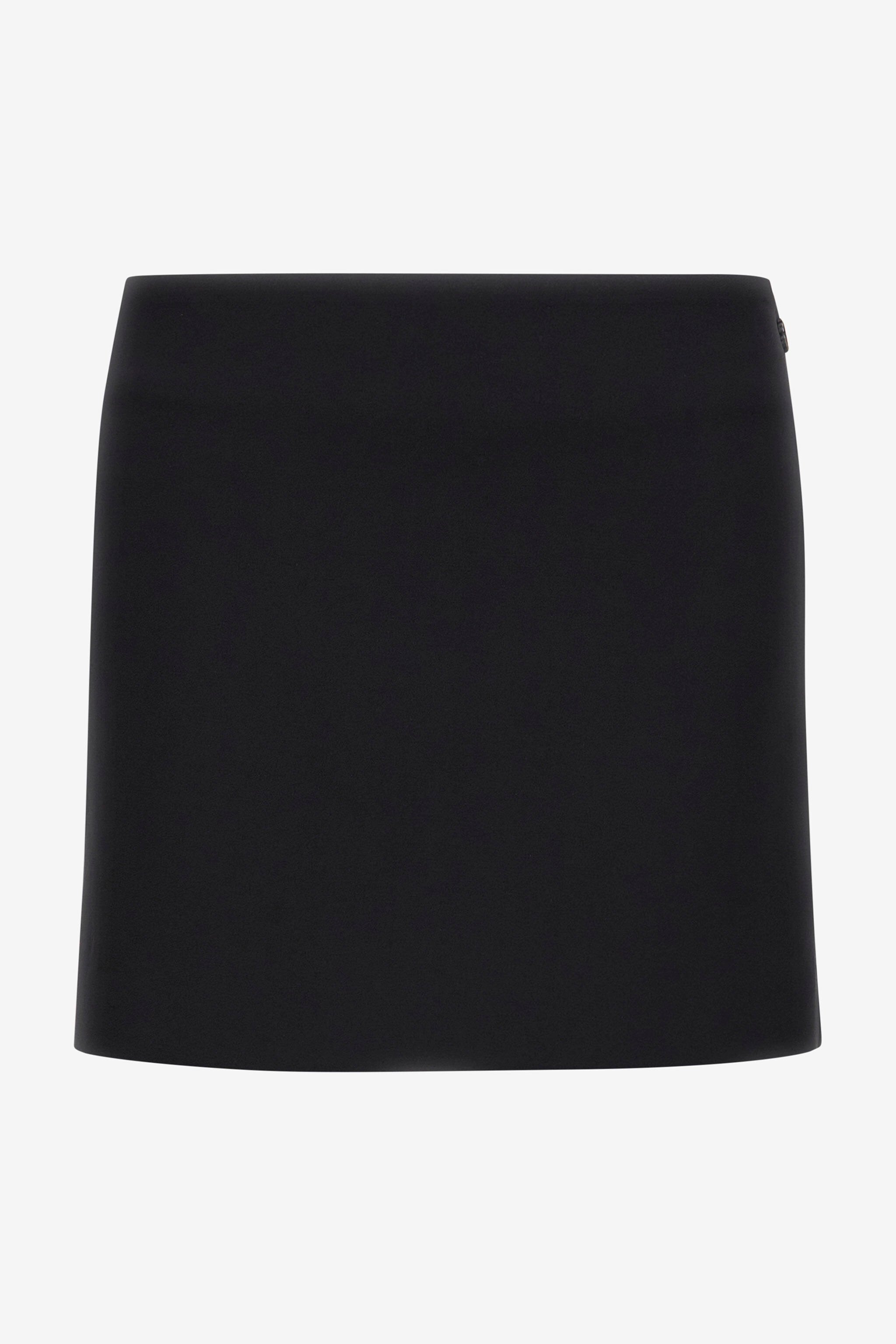 RC Miniskirt with Logo Black NOT30C-KU012