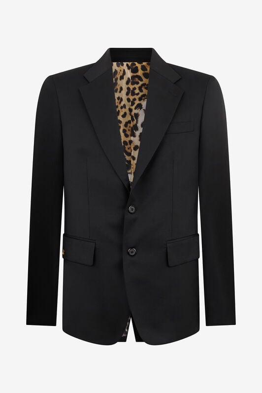 RC Blazer in Lana Nero con Monogram RC RC Blazer in Lana Nero con Monogram RC NERO 191101 PST40U-WP064