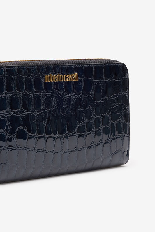 RC Cartera efecto escamas de cocodrilo Azul oscuro TKA006-PZE01