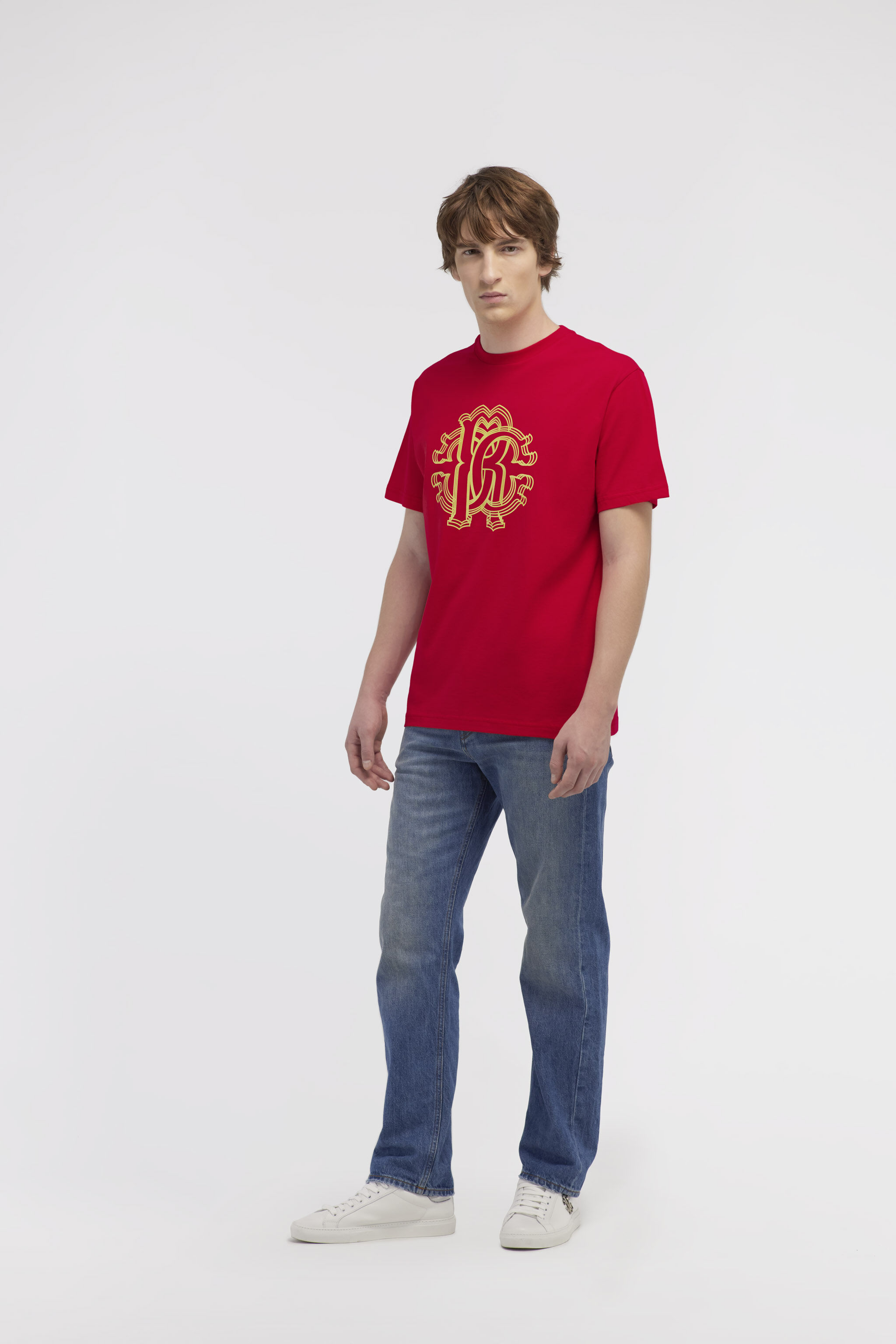 RC T-shirt with Monogram RC Red NOT60L-JD060