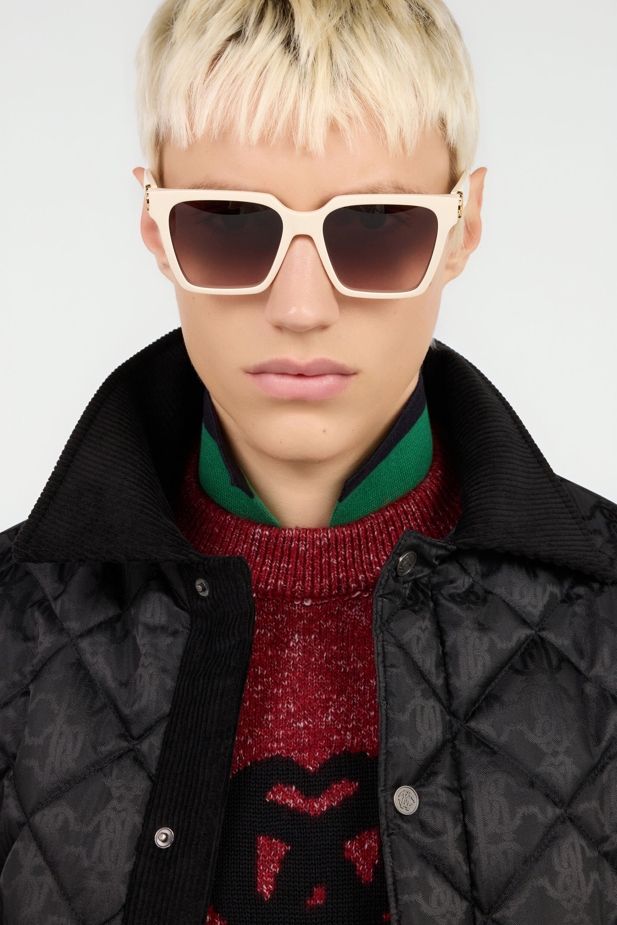 RC Occhiali da sole femminili con frontale ampio. RC Occhiali da sole femminili con frontale ampio. SHINY FULL CREAM VALD07-ID245