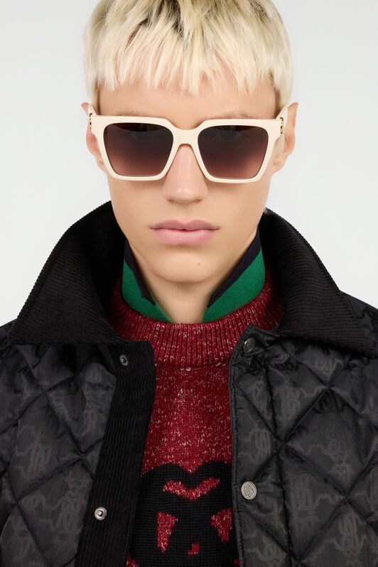 RC Occhiali da sole femminili con frontale ampio. RC Occhiali da sole femminili con frontale ampio. SHINY FULL CREAM VALD07-ID245