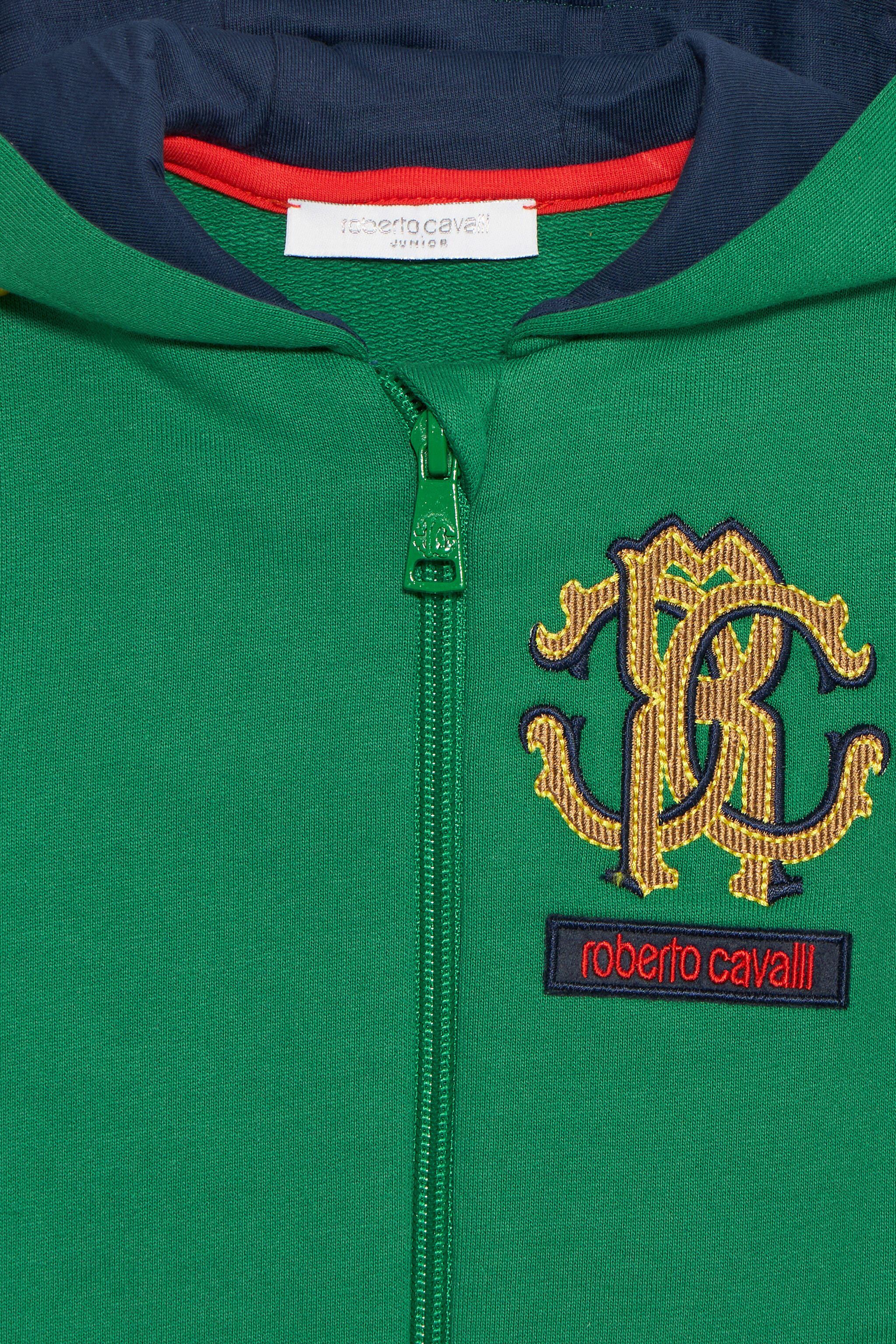 JU Green Hoodie with RC Monogram GREEN VJT695-CF050