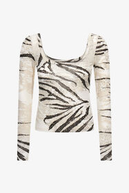 ${brand} Zebra Print Top ${colorDescription} ${masterID}