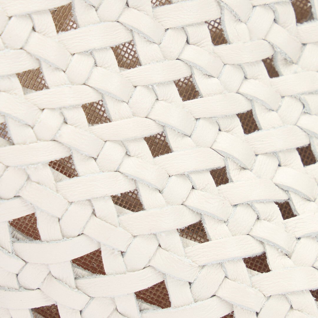 RC Mules Perforées À Lacets Blanc UWS008-PZE16