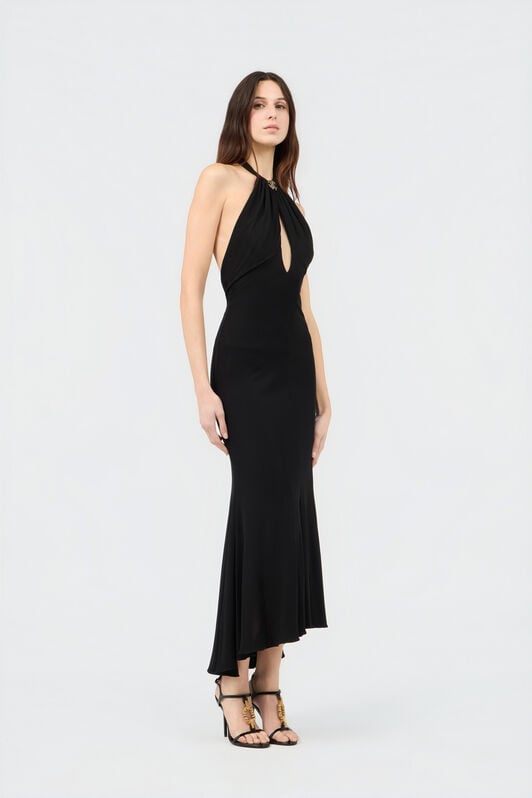 RC Black Midi Dress BLACK WKT141-JJ009