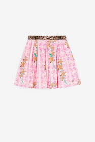 ${brand} Floral-print contrast skirt ${colorDescription} ${masterID}