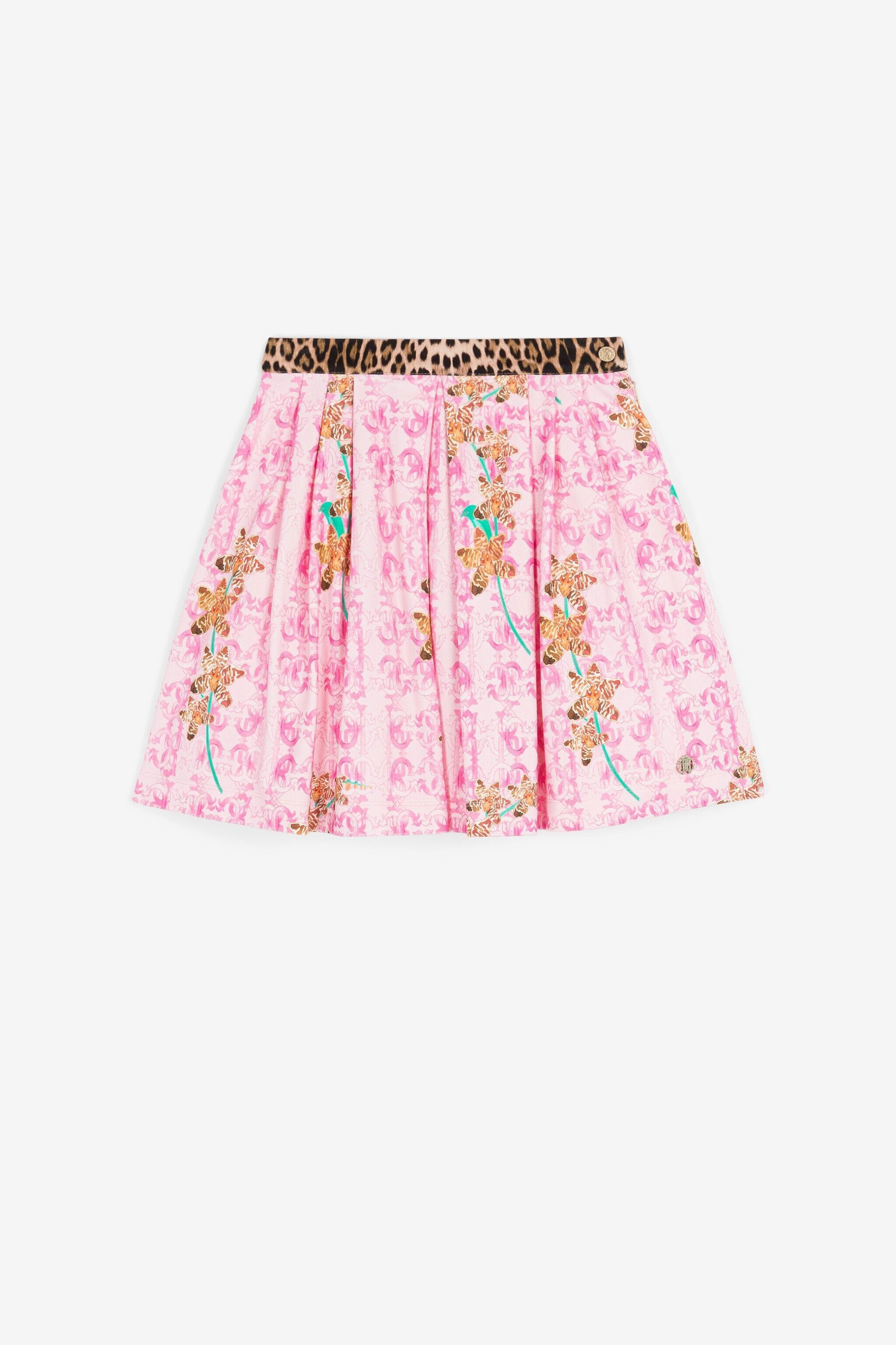 JU Gonna a fiori Rosa QJT313-7GG26