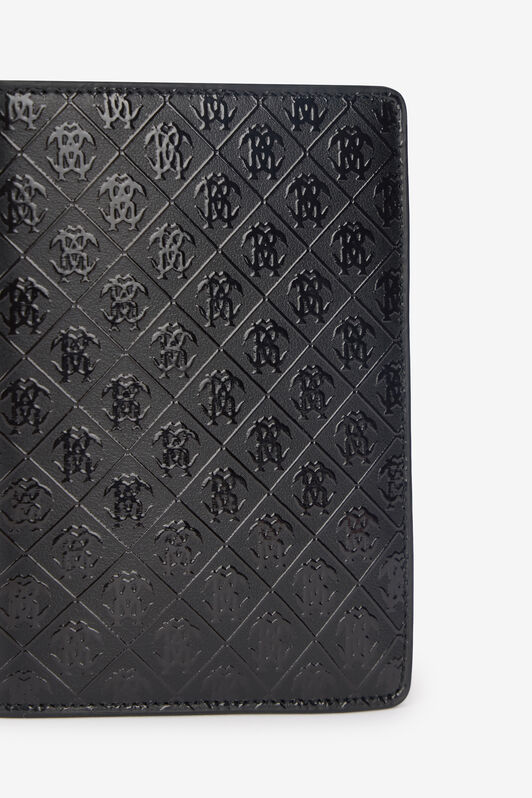 RC Wallet with All-Over Mirror Snake Monogram Black VRA007-PZS76