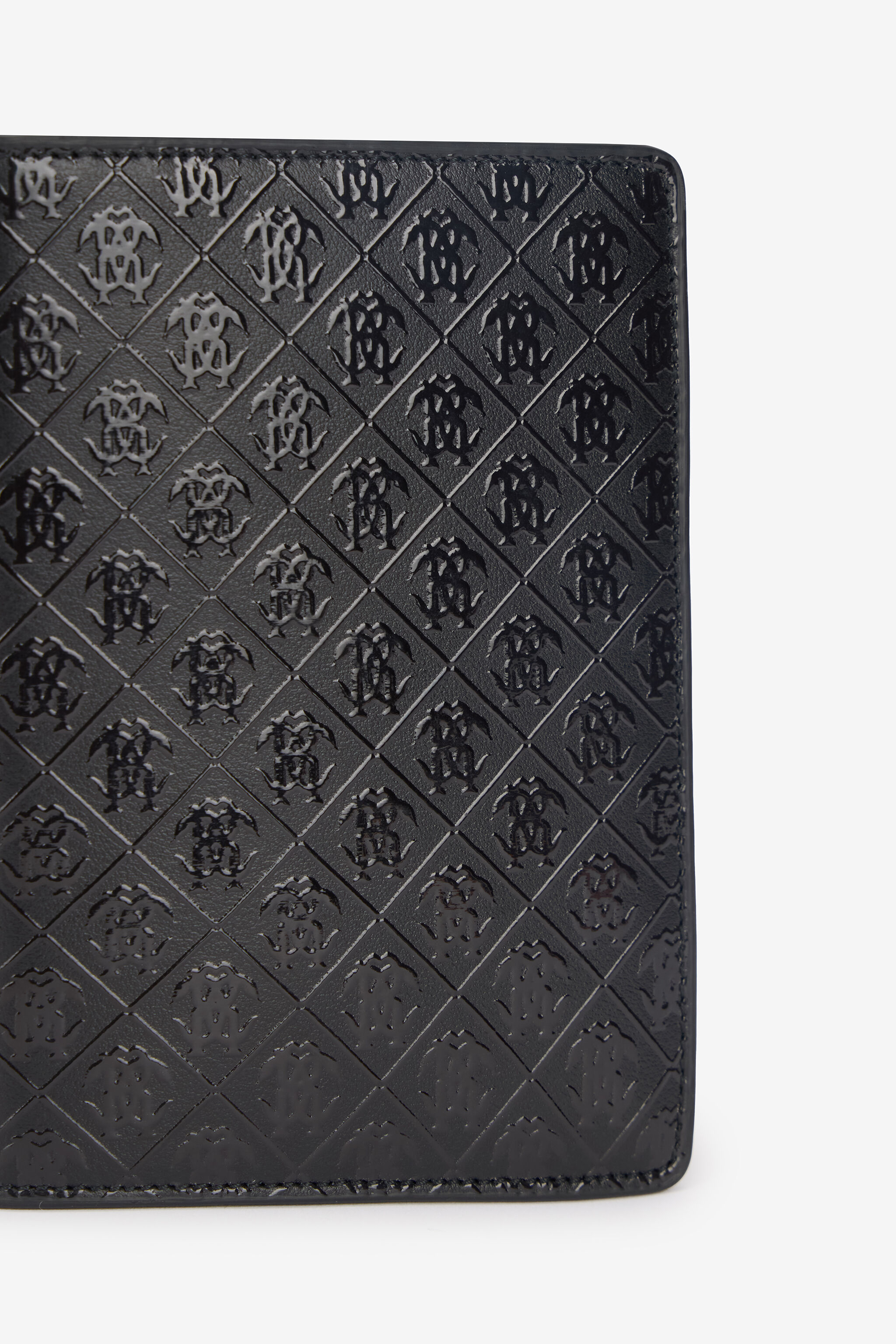 RC Wallet with All-Over Mirror Snake Monogram Black VRA007-PZS76