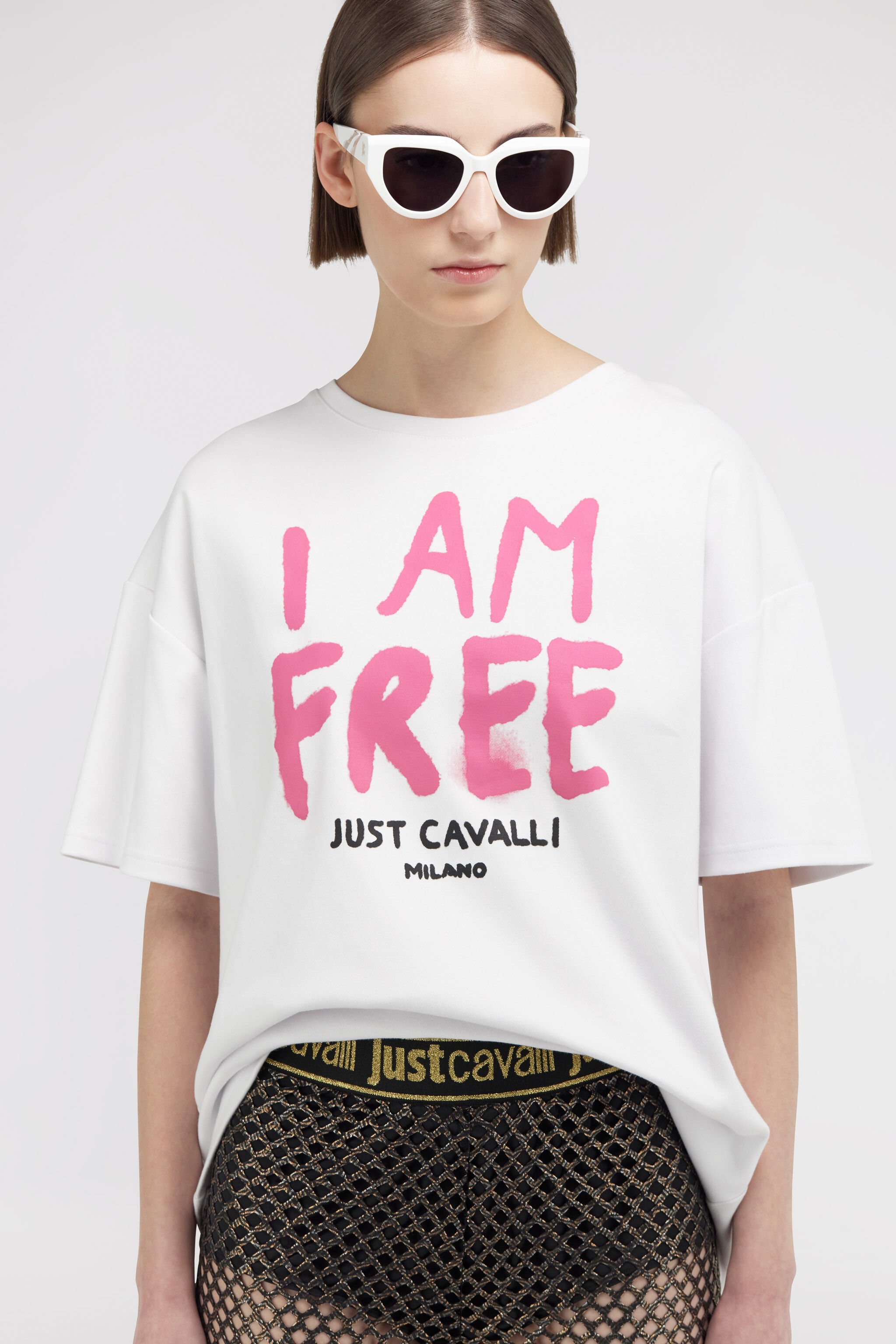 JC Just Cavalli T-shirt Weiß SFT047-SF892